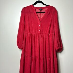 Torrid Clip Dot Dress